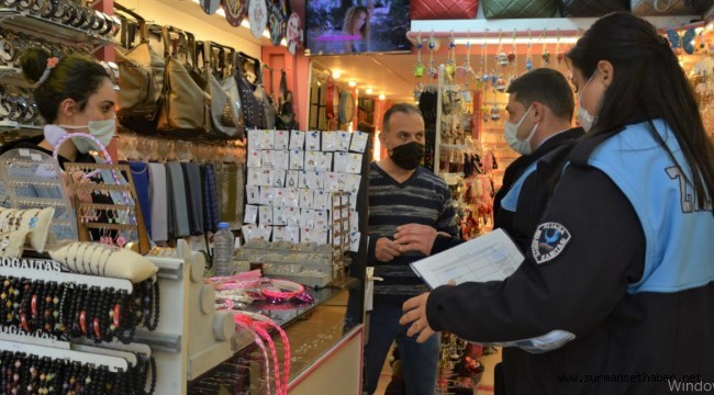 Aliağa’da Kovid-19 Denetimleri Devam Ediyor