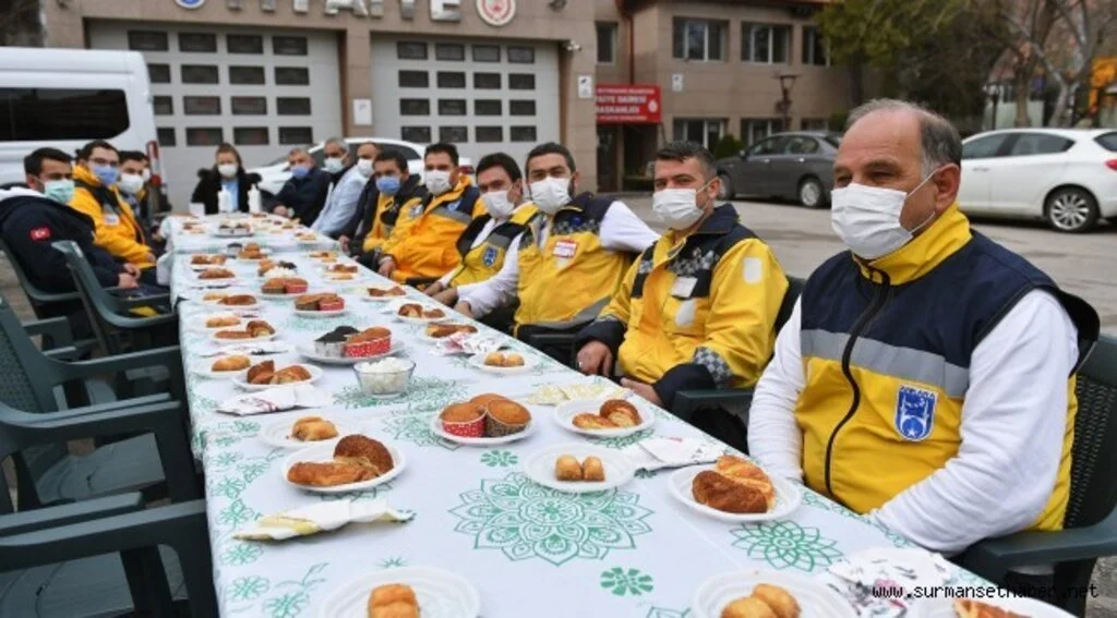 BÜYÜKŞEHİR BELEDİYESİNDEN SAĞLIK ÇALIŞANLARINA JEST