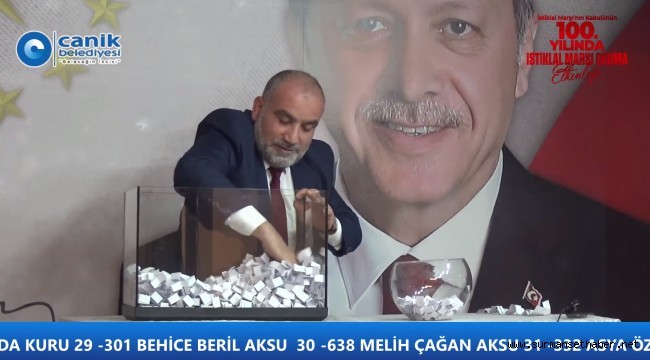 Canik'te başlatılan İstiklal Marşı okuma etkinliği tamamlandı