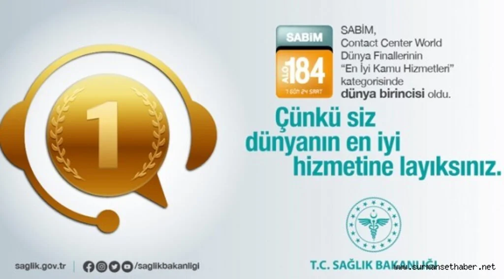 SABİM, “En İyi Kamu Hizmetleri” Kategorisinde Dünya Birincisi