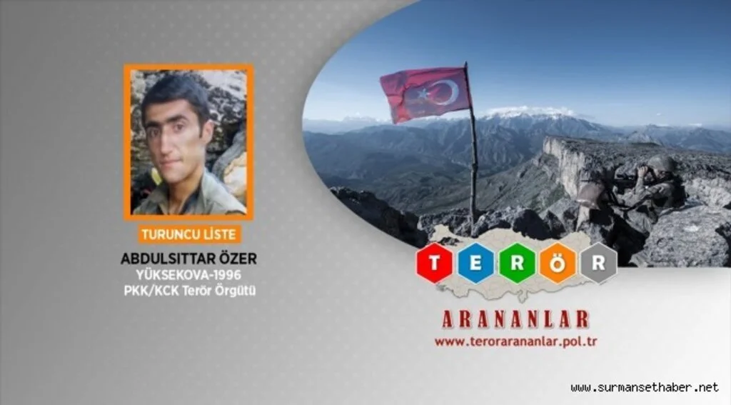 Biri turuncu kategoride aranan 2 hain etkisiz hale getirildi