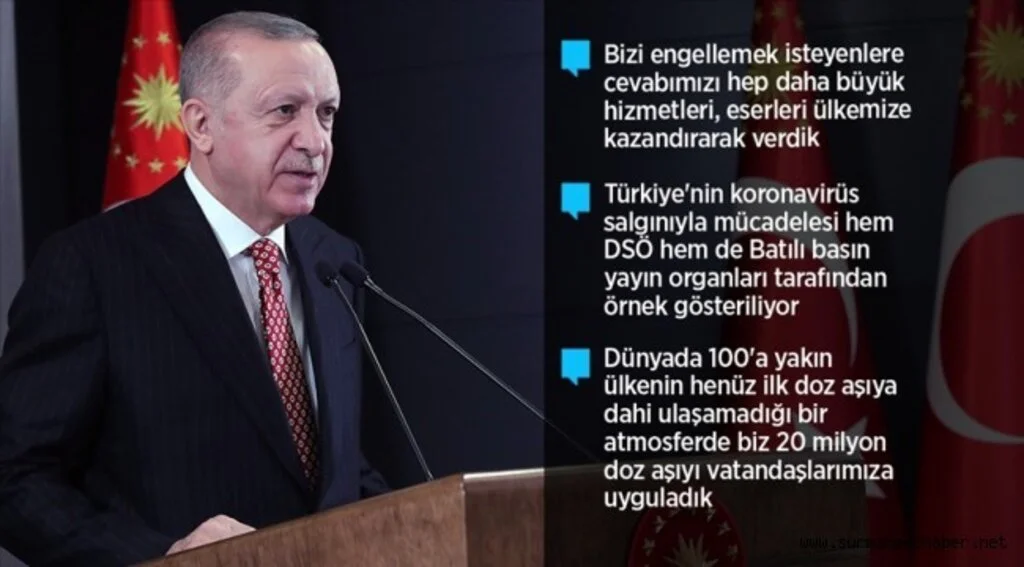 Cumhurbaşkanı Erdoğan: 2021 senesini ülkemiz ve milletimiz için bir şahlanış yılına dönüştüreceğiz