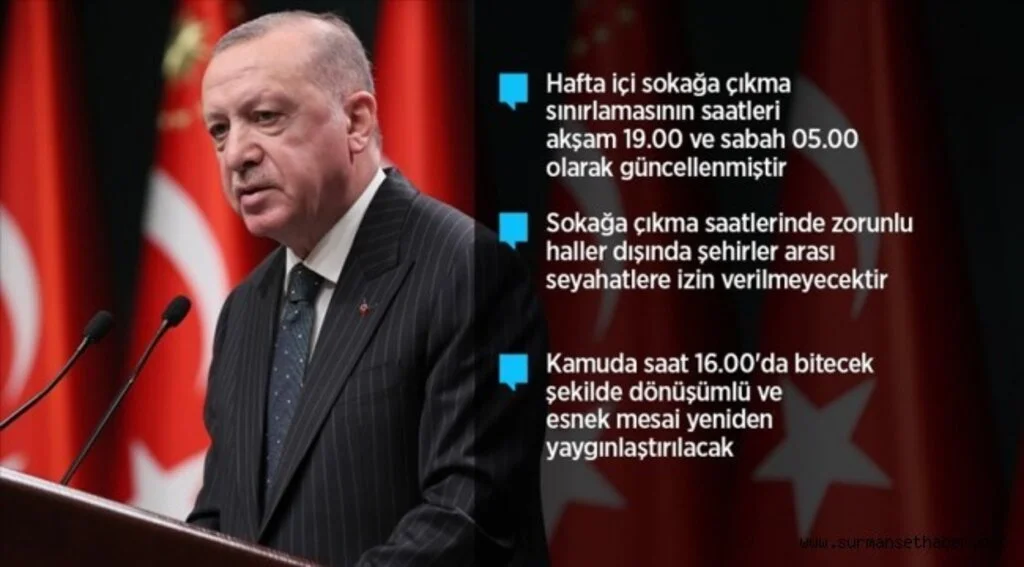 Cumhurbaşkanı Erdoğan: Ramazan ayında kısmi kapanma uygulamasına geçiyoruz