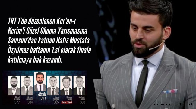 Hafız Mustafa Özyılmaz, Samsun'un Gururu Oldu