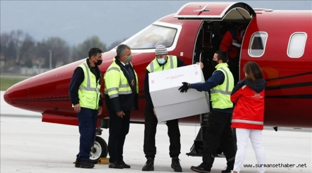 Türkiye'nin hibe ettiği 10 bin doz Kovid-19 aşısı Bosna Hersek'e ulaştı