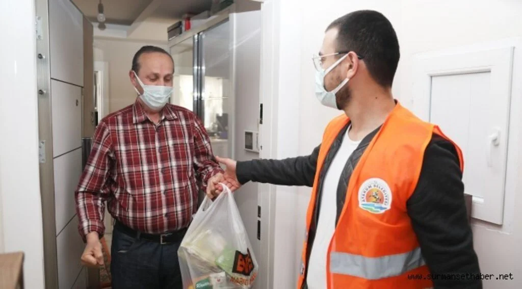 Atakum Belediyesi’nden  tam kapanmada  ulaşım ve sipariş desteği
