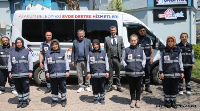 Atakum Belediyesi’ne ‘Evde Destek’ kayıtları başladı