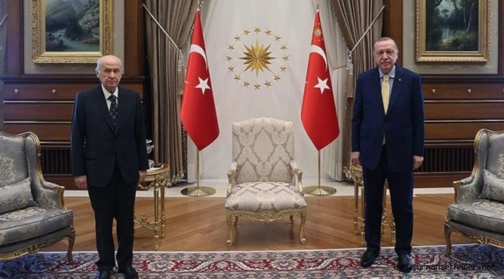 Cumhurbaşkanı Erdoğan, MHP Genel Başkanı Bahçeli'yi kabul etti