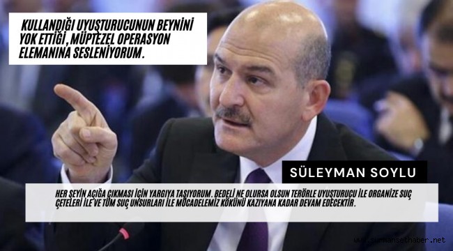 İçişleri Bakanı Süleyman Soylu'dan Sedat Peker açıklaması