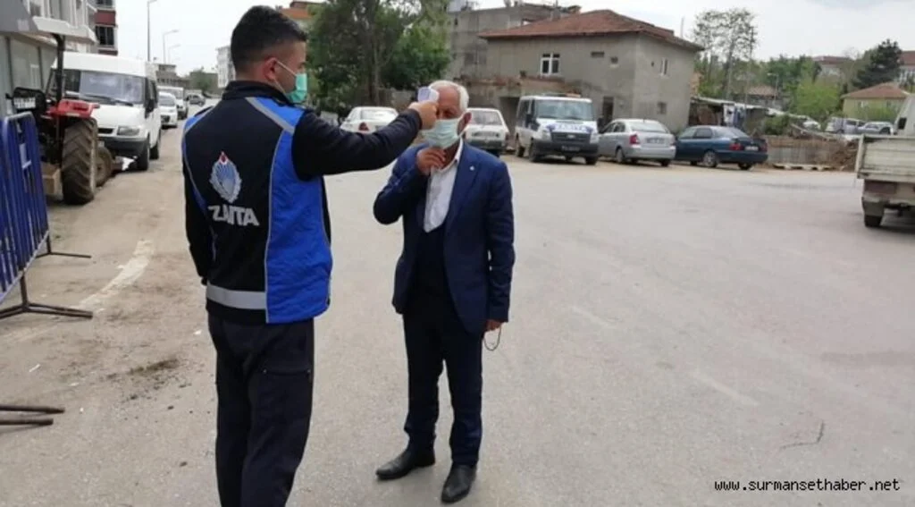Tekkeköy'de virüsle mücadele aralıksız devam ediyor