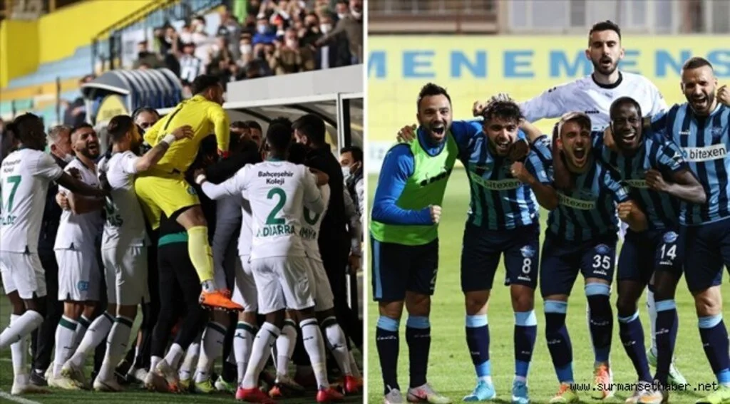 TFF 1. Lig'de Adana Demirspor ile GZT Giresunspor Süper Lig'e yükseldi
