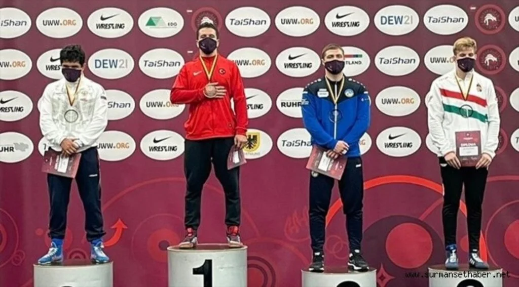 Avrupa Güreş Şampiyonası'nda Polat Polatçı altın madalya kazandı