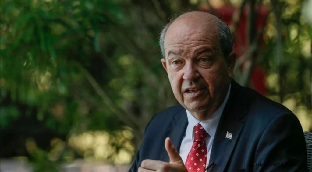 Cumhurbaşkanı Tatar: Artık biz Kıbrıs'ta yeni siyaseti (iki devletli çözüm) savunuyoruz