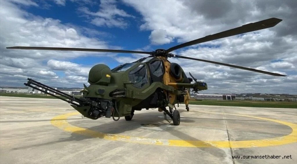 Kara Kuvvetleri Komutanlığı 55'inci ATAK helikopterini envanterine aldı 