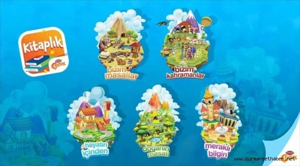 TRT Çocuk kitaplık uygulamasına 23 Nisan'dan bu yana 161 eser eklendi