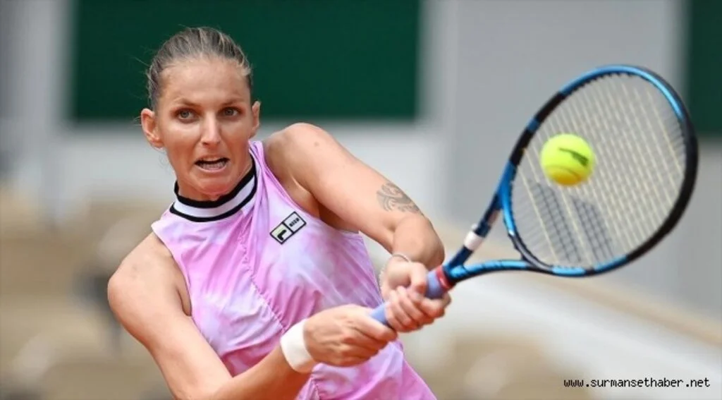 Wimbledon'da tek kadınların ilk yarı finalisti Karolina Pliskova