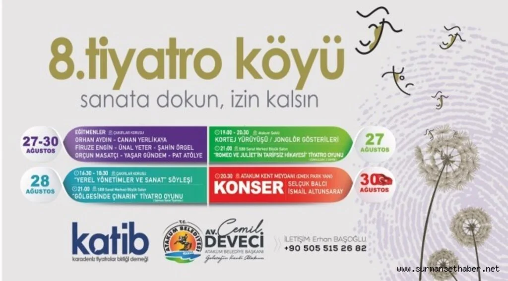 Tiyatronun kalbi  Atakum’da atacak 