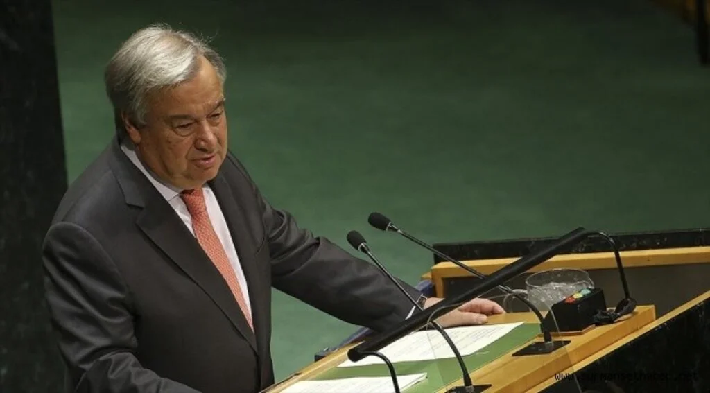 BM Genel Sekreteri Guterres: Pandemi ve iklim krizi konusunda, tehlike çanlarını çalmak için buradayım