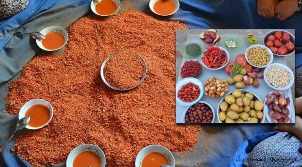 16 çeşit malzemeyle hazırlanan 'Demirci tarhanası' şifa kaynağı