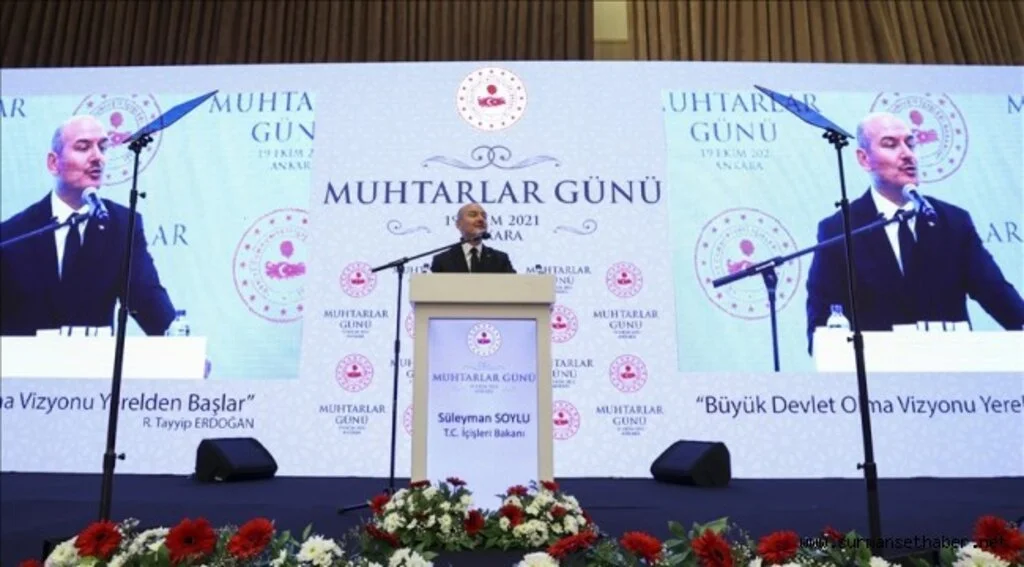 İçişleri Bakanı  Süleyman Soylu: Ankara'da Muhtar Evi açılacak