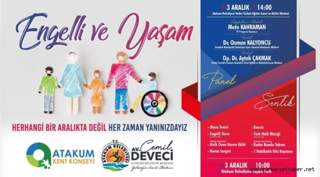 Atakum’da Engelliler Günü’ne  özel program