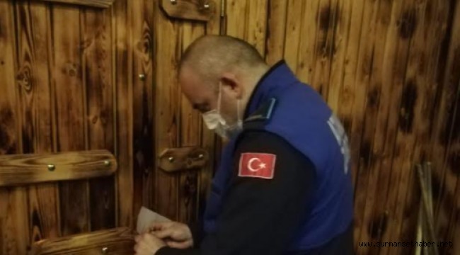 Atakum Zabıtası  ruhsatsız ‘gizli hamamı’ buldu