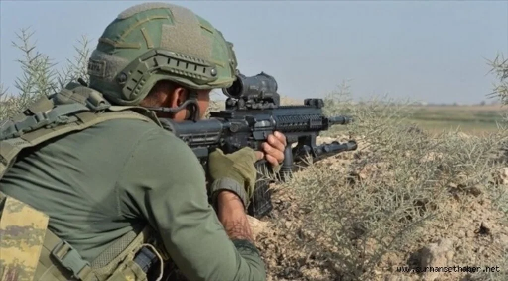 Fırat Kalkanı bölgesine saldıran 8 Alçak PKK/YPG'li terörist etkisiz hale getirildi