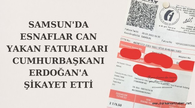 Samsun'da YEPAŞ'tan Gelen Faturalar İsyan Ettirdi