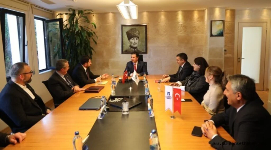 BODRUM İŞ İNSANLARI DERNEĞİ, BAŞKAN ARAS’I ZİYARET ETTİ