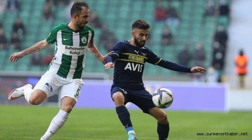 Fenerbahçe haftalar sonra Giresun deplasmanında güldü