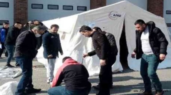 Jandarma ve Koruculara Çadır Kurma Eğitimi Verildi