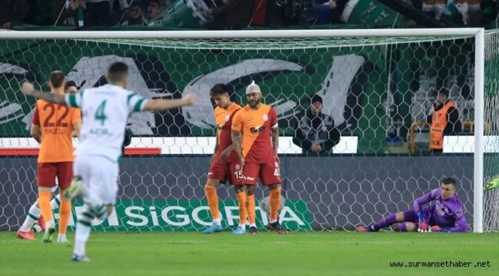 Galatasaray deplasmanda puan kaybetti