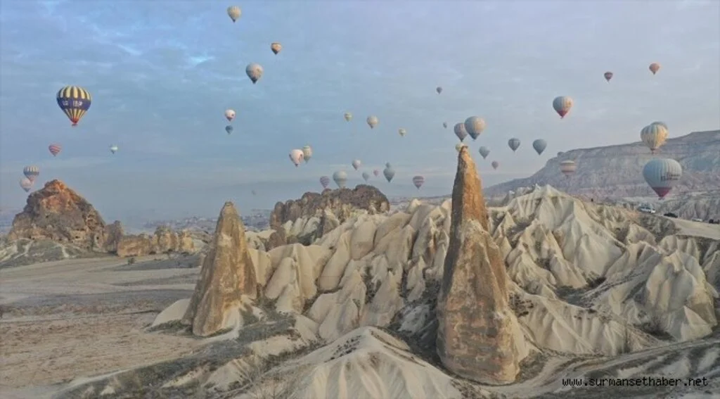 Kapadokya'yı şubatta 83 bin 432 turist gezdi