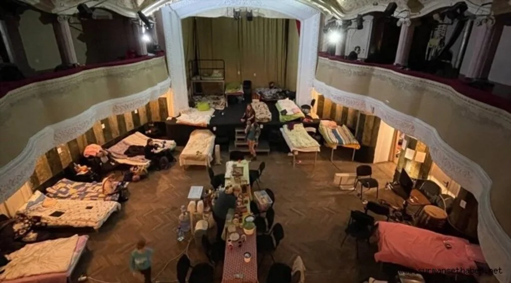 Lviv'deki Les Kurbas Tiyatrosu sığınma merkezine dönüştürüldü