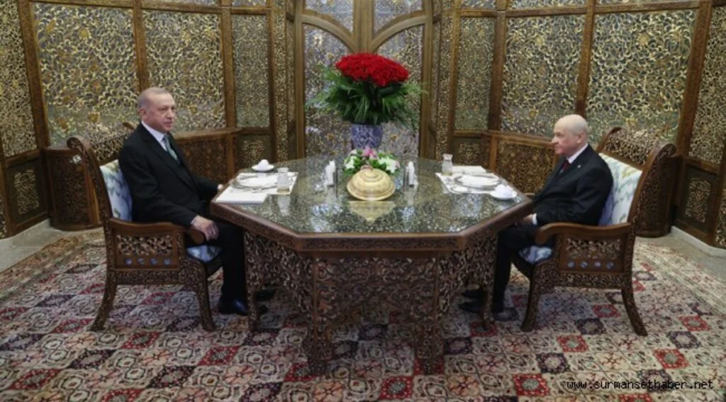 Cumhurbaşkanı Erdoğan ve MHP Genel Başkanı Bahçeli iftarda bir araya geldi