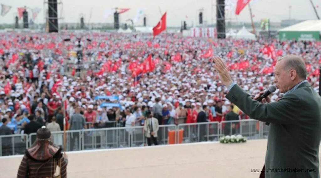 Cumhurbaşkanı Erdoğan, Atatürk Millet Bahçesinde Yüz Bİnlere Seslendi