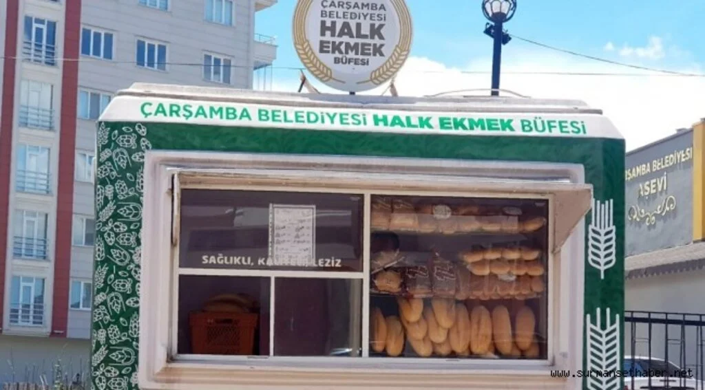 ÇARŞAMBA BELEDİYESİ’NDEN HALK EKMEK HİZMETİ