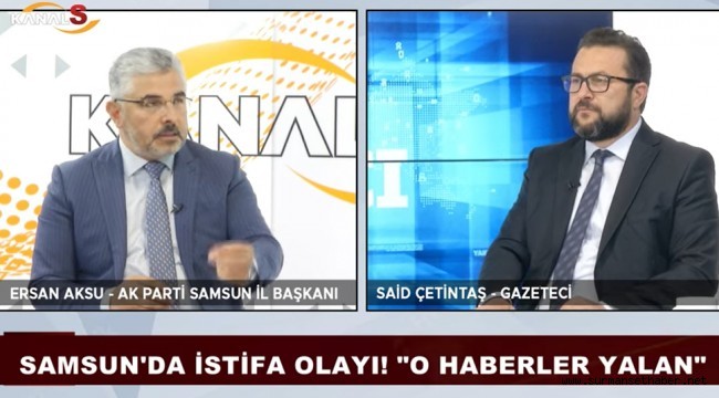 Samsun'da istifa olayı! "O haberler yalan"