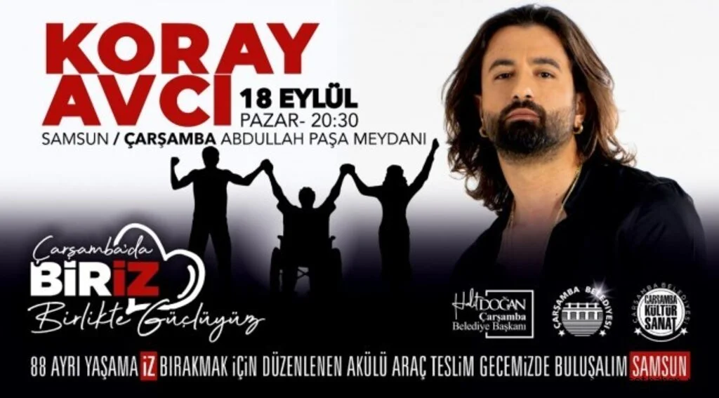 ÇARŞAMBA’DA KORAY AVCI İLE “BİRİZ” KONSERİ