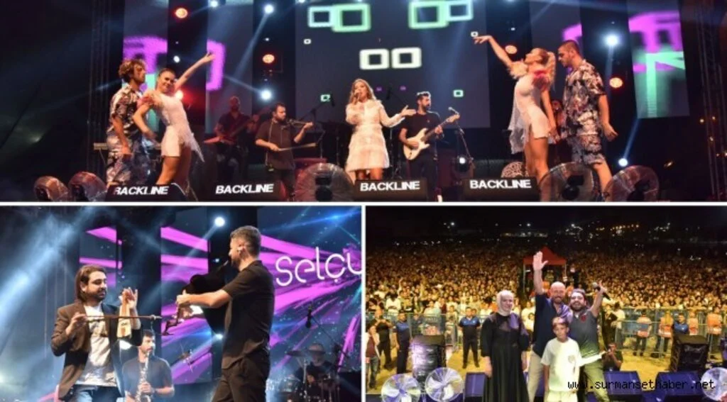 Tekkeköy’de Selçuk Balcı ve Demet Akalın rüzgarı esti