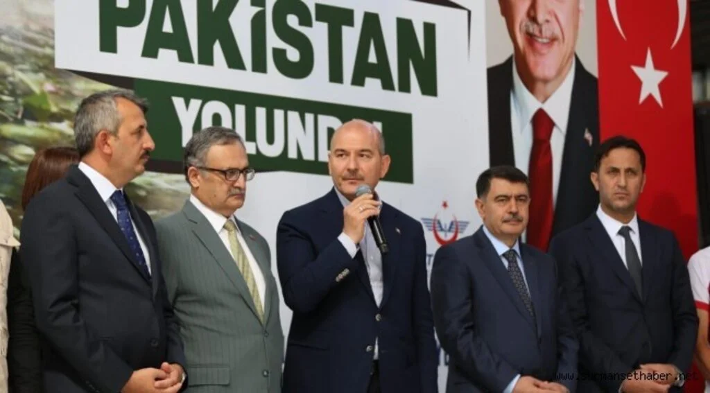 Bakan Soylu, Pakistan’a 4’üncü ‘İyilik Treni’ni yolcu etti