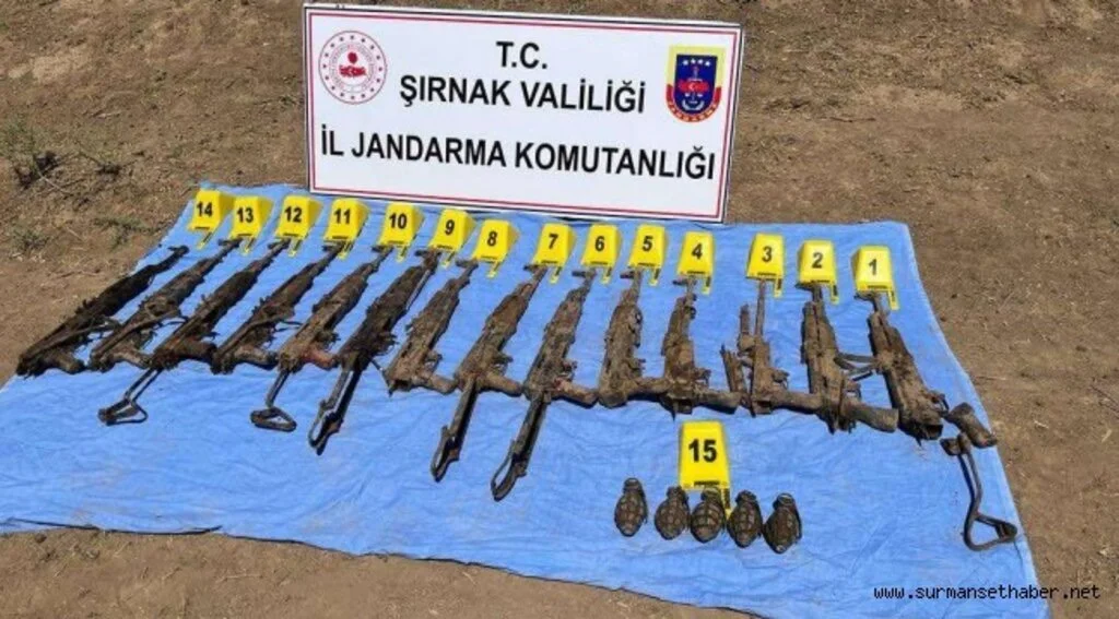 Eren Operasyonlarıyla PKK Terör Örgütüne Ait Cephane Ele Geçirildi
