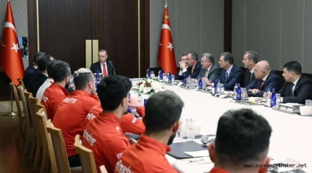 Cumhurbaşkanı Erdoğan, Ampute Futbol Millî Takımı’nı kabul etti