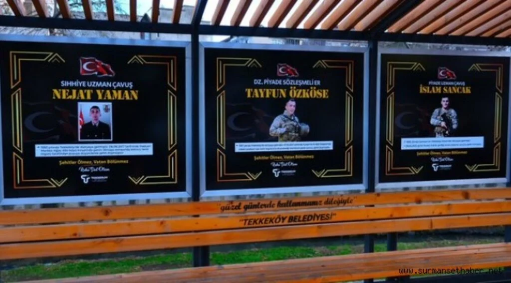  Tekkeköy’de şehitlere vefa
