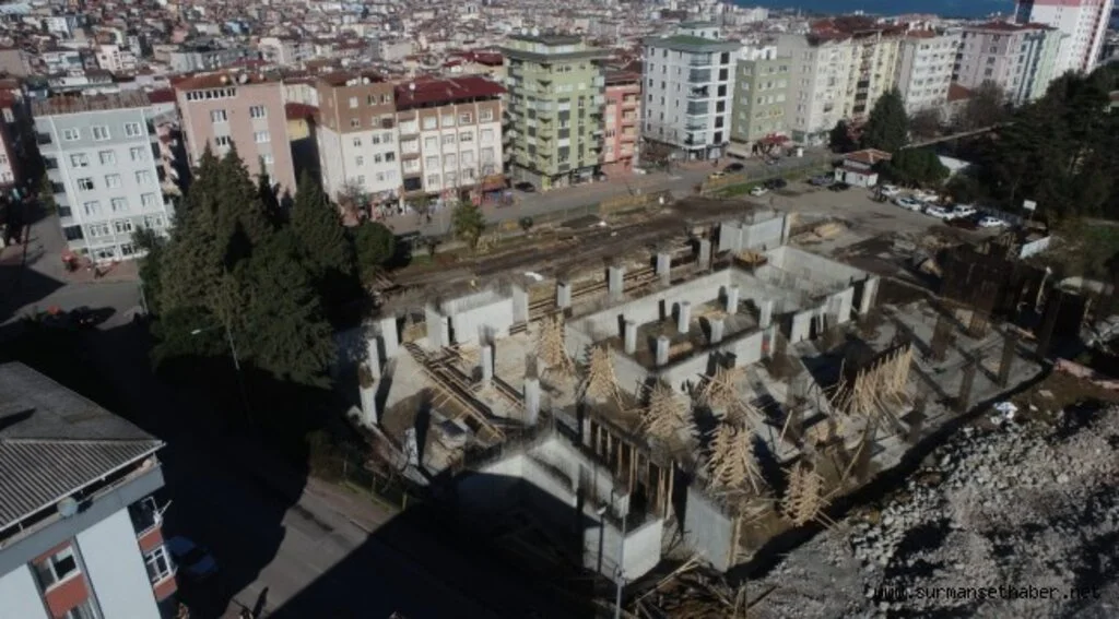 Dev spor kompleksinde çalışmalar hızlandı