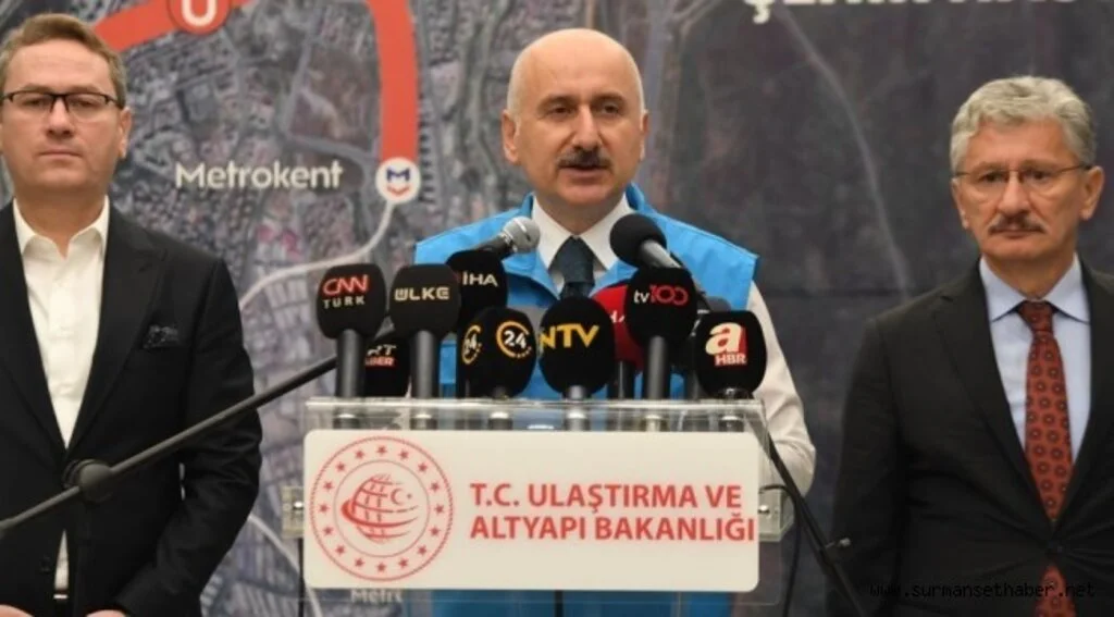 ULAŞTIRMA VE ALTYAPI BAKANI KARAİSMAİLOĞLU:İBB’DEN DEVRALDIK, KISA SÜREDE TAMAMLADIK