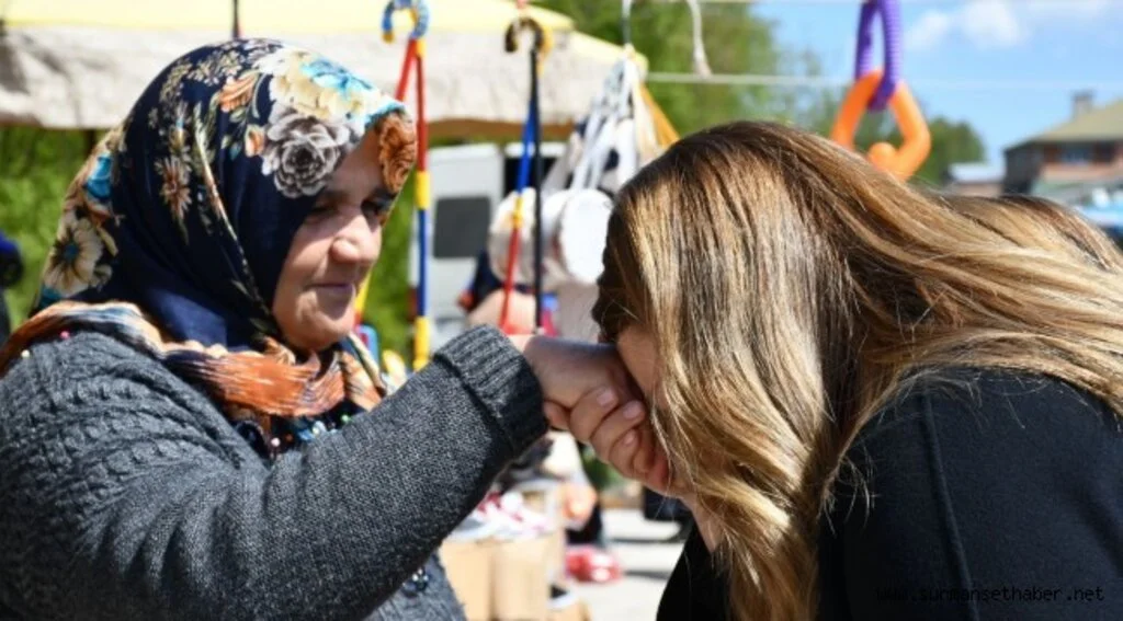 CANİK’TE İMREN NİLAY TÜFEKCİ’YE YOĞUN İLGİ