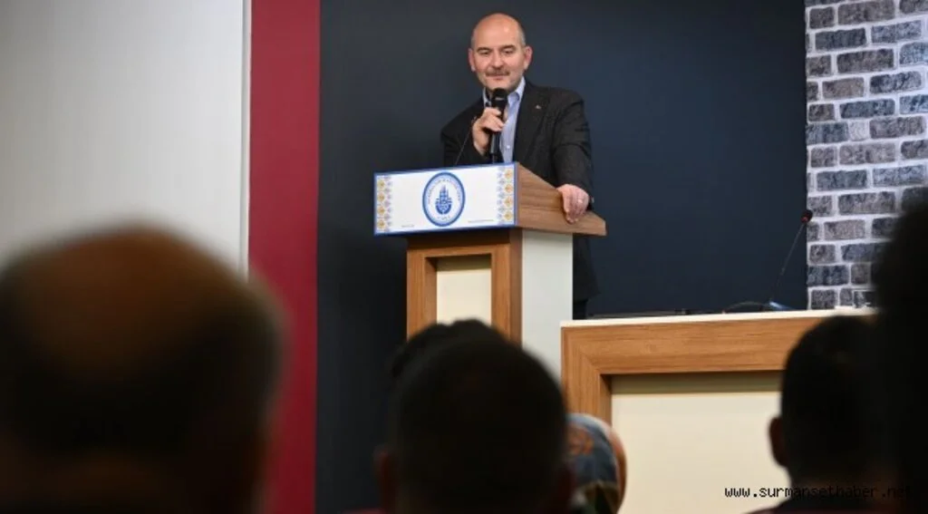 İçişleri Bakanı Süleyman Soylu, İstanbul İlim ve Kültür Vakfı’nda konuştu