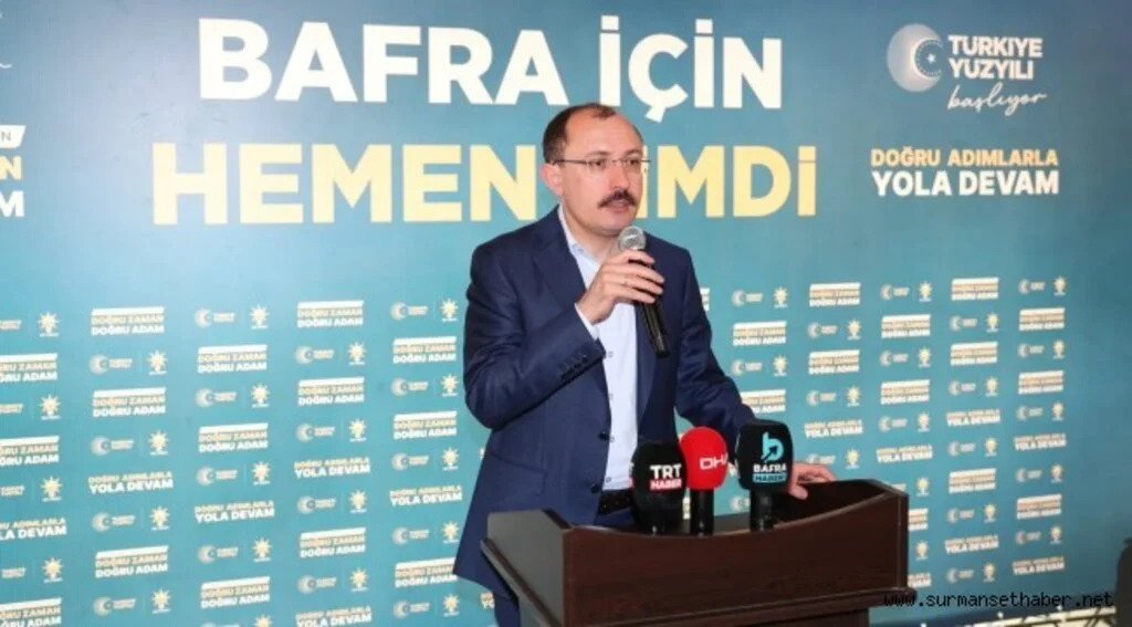 Ticaret Bakanı Muş, Samsun'da AK Parti teşkilat mensuplarıyla buluştu