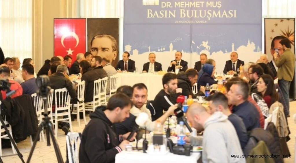 Ticaret Bakanı Muş, Samsun'da gazetecilerle bir araya geldi: